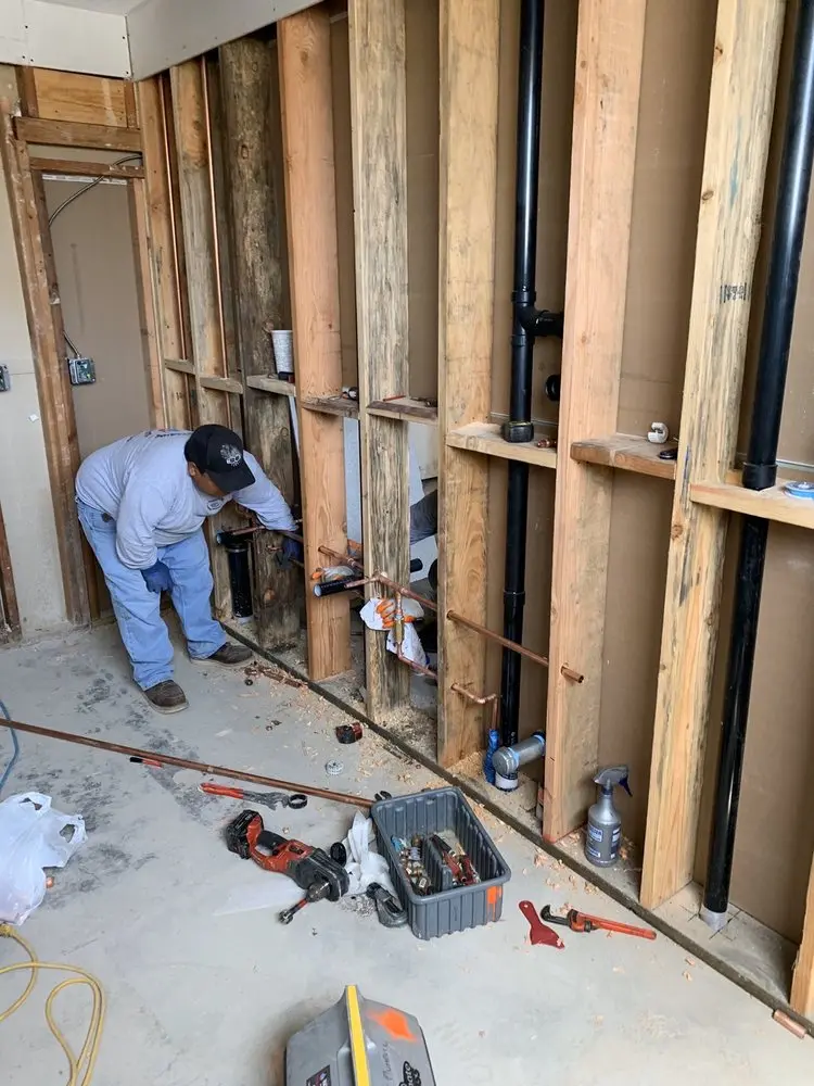Commercial rough-in plumbing for Water Heater Replacement in Misty Pines